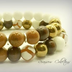 Desert Storm Gemstone Bracelet (Unisex)